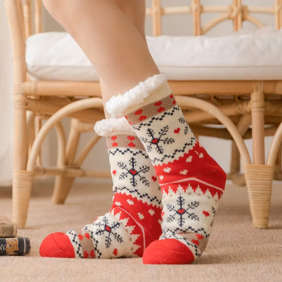Calzini da pantofola morbidi e caldi, morbidi e accoglienti, unisex per adulti